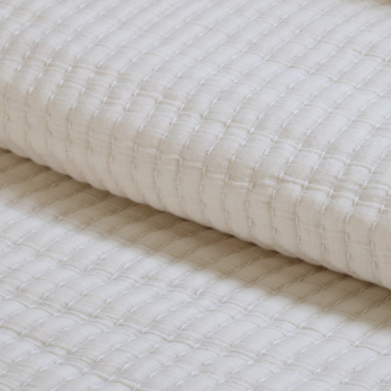 Vancouver Modern & Contemporary Cotton Quilted Coverlet, Twin Coverlet/Bedspread, Cream