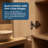 Lustra 67.7" Tall Freestanding Bathroom Storage Cabinet Traditional American Style 1 Door & 3 Drawers Adjustable Shelf