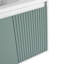 Meuble-lavabo mural 36 po avec lavabo en céramique minimaliste