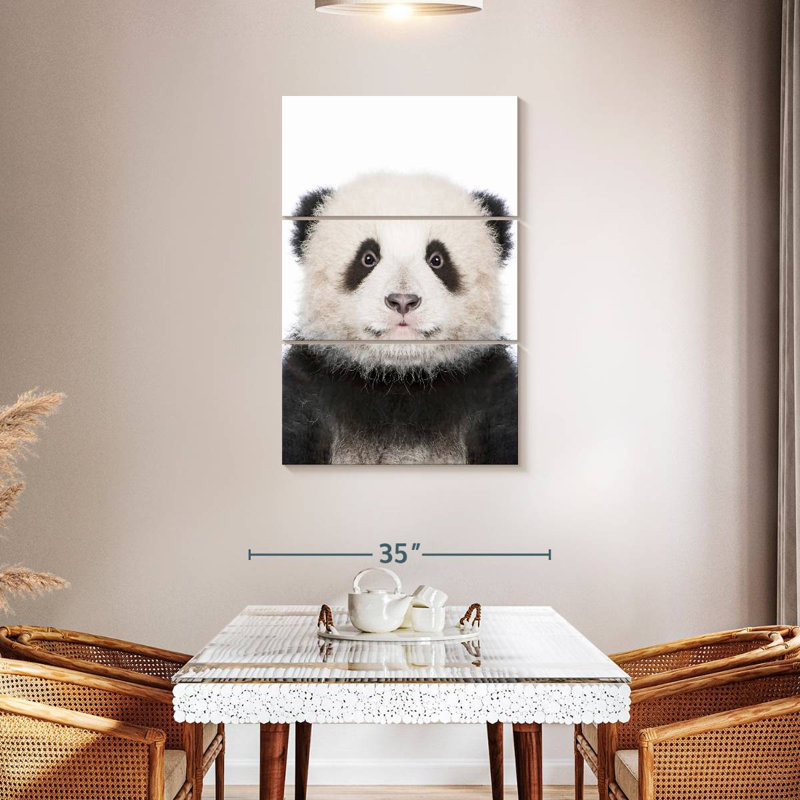 Brampt Panda Portrait, 38" H x 24" W