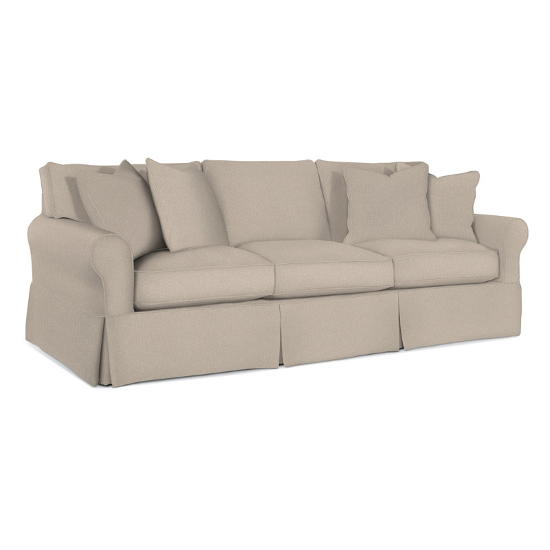 Bedford 98'' Slipcovered Sofa, Blue Performance; 0357-63