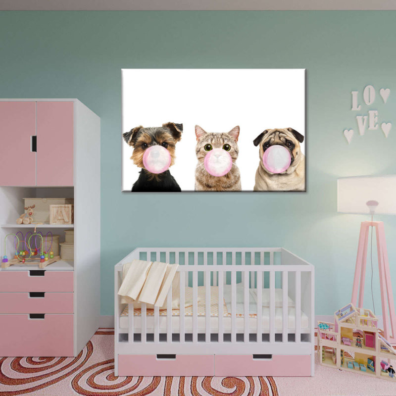 «Funny Animal», reproduction sur toile, H 8 po x l 12 po x P 1 po