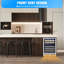 Kalamera Dual Zone 59.7cm Built-In 46 Bottle Wine Refrigerator with Reversible Door