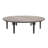 Oversized Round Mango Wood Coffee Table