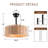 Beauchamp 18.9" W Rattan Caged Ceiling Fan