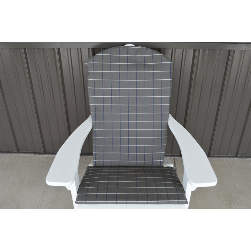 Coussin de chaise Adirondack Agora, gris