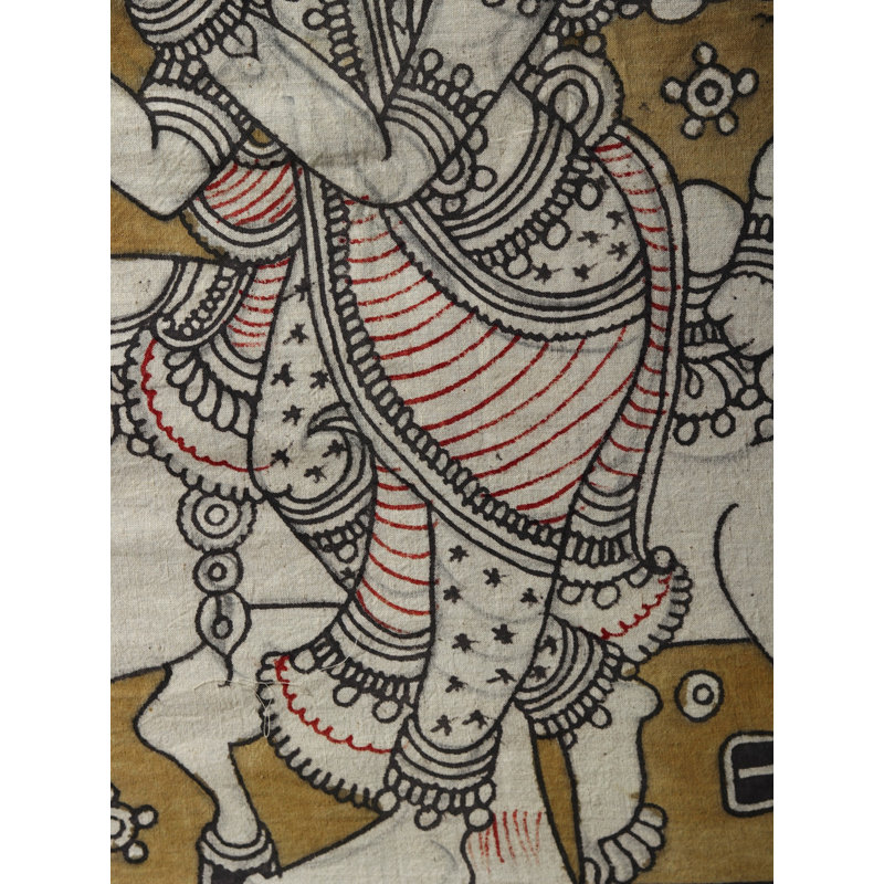 Venugopala Krishna | Kalamkari, peinture sur coton