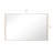 Modern & Contemporary Rectangle Bathroom Vanity Mirror Metal Framed Wall Mirror-100211093-100211103