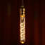 Ampoule DEL à filament rétro T10, ampoule Edison tubulaire à intensité variable, culot E26, ambre, chaleur douce 2000K