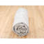 Tapis rond en soie et en laine noué à la main 11 pi 9 po x 11 pi 9 po BACA0AB8125143938611B312A93E68A5