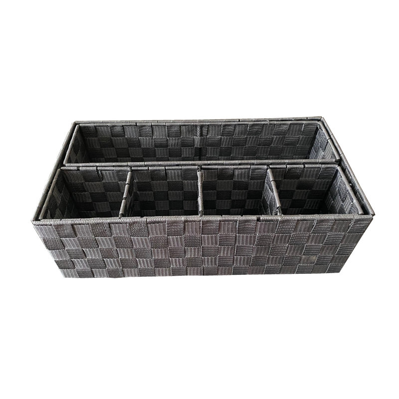 Rebrilliant Decorative Bins, Grey