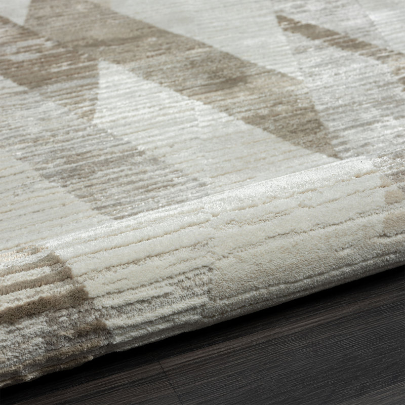 Tapis gris, Rectangle 5 pi x 7 pi 11 po