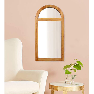 Miroir mural en bois Schiffman