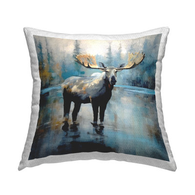 Abstract Outdoor Throw Pillow