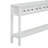Himanshu Rustic Entryway Console Table, 60" Long Sofa Table with two Different Size Drawers and Bottom Shelf for Storage-1712007559
