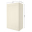 Armoire murale avec 1 porte et 2 tablettes-925975456-926327726