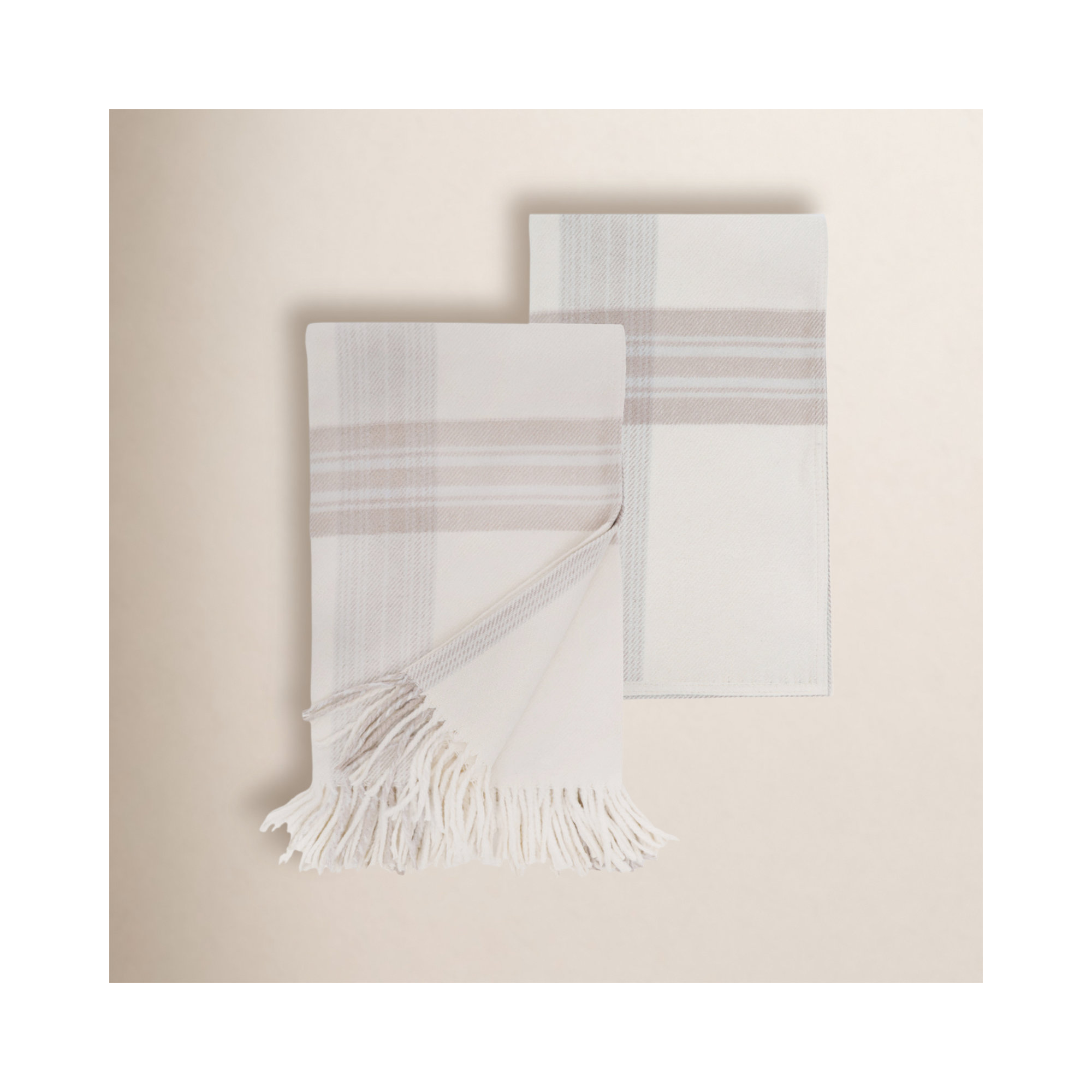 Geneva Cotton Hand Woven Throw Blanket, Twin