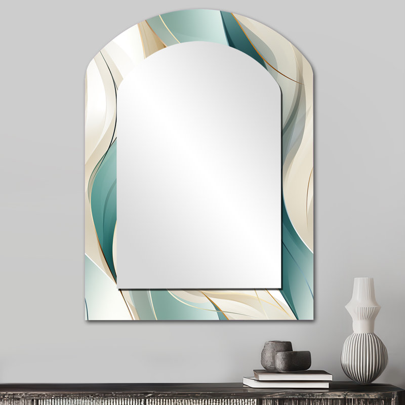 Miroir mural Subdued Elegance - Beige, 34 po x 25 po