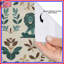 Lion Leaf Pattern Shower Curtains Extra Long-1023822536