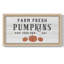 Farm Fresh Pumpkins - Toile encadrée de qualité supérieure - prête à être accrochée-88112749-88112745