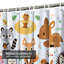 Rideau de douche avec 12 crochets Woodland-2123949674