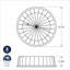 Nordic Ware Non-Stick Round Charlotte Cake Pan