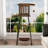58 Inch Modern Cat Tree for Large Cats, Rustic Brown Cat Tree Tower with Hammock & Scratching Board