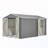 Outdoor Storage Shed With Additional Lockable Side Door