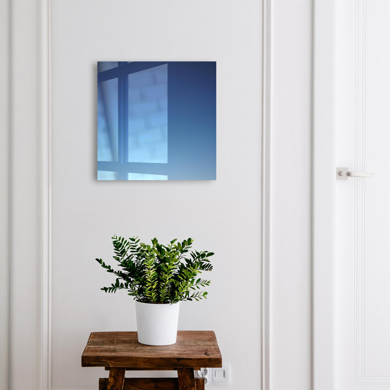 Key box for home, Opens to the right, 30x30x5, White, Smooth sky relaxing view, 