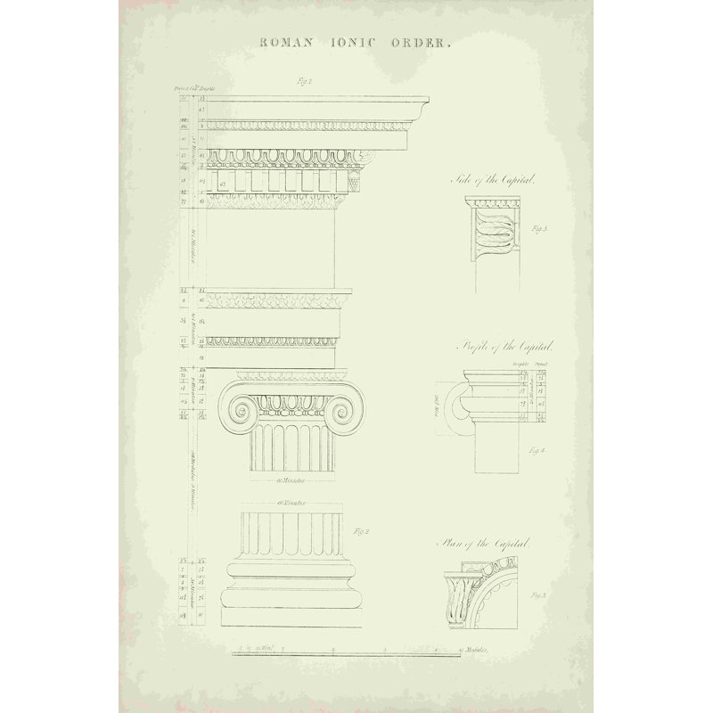 Architecture grecque et romaine V, H 18 po x l 12 po