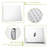 Dual Shower Head Kit - 16" Square Ceiling Mount System In With -Balanced Valve, Rainfall And Handheld, Easy Installation Noise Resistance 16 Inch & Cleanliness
