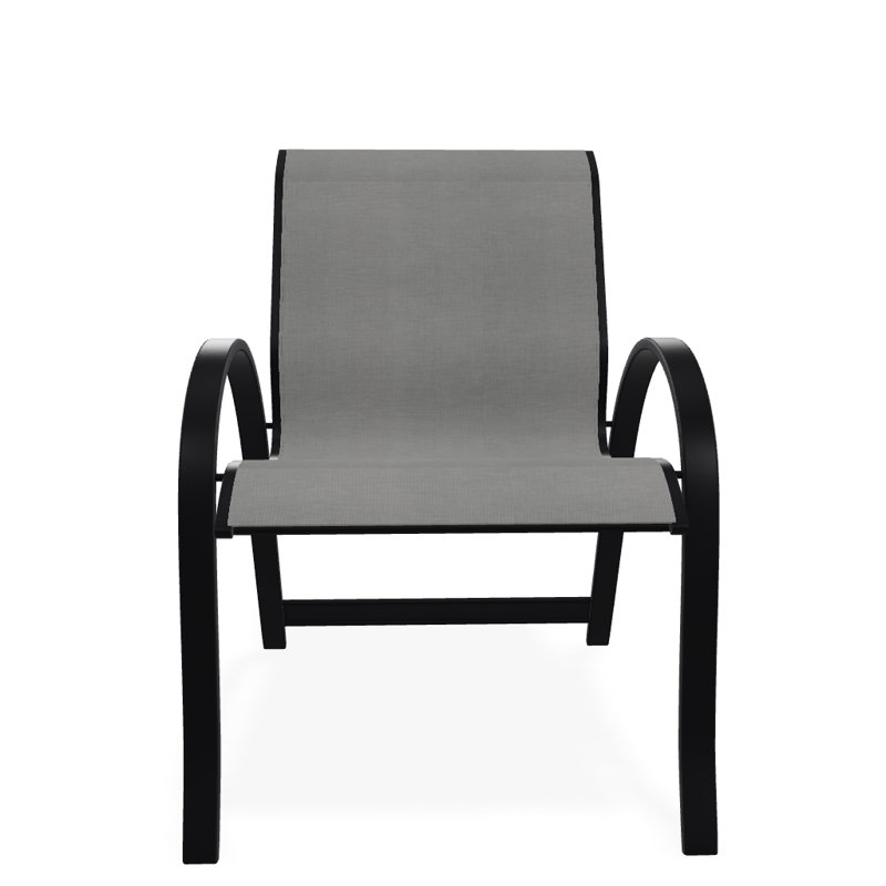 Aruba 1 Outdoor Dining Armchair, Black