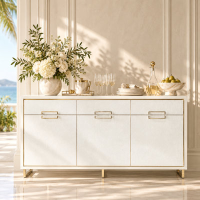 Buffet Palm Gate - Blanc nuage