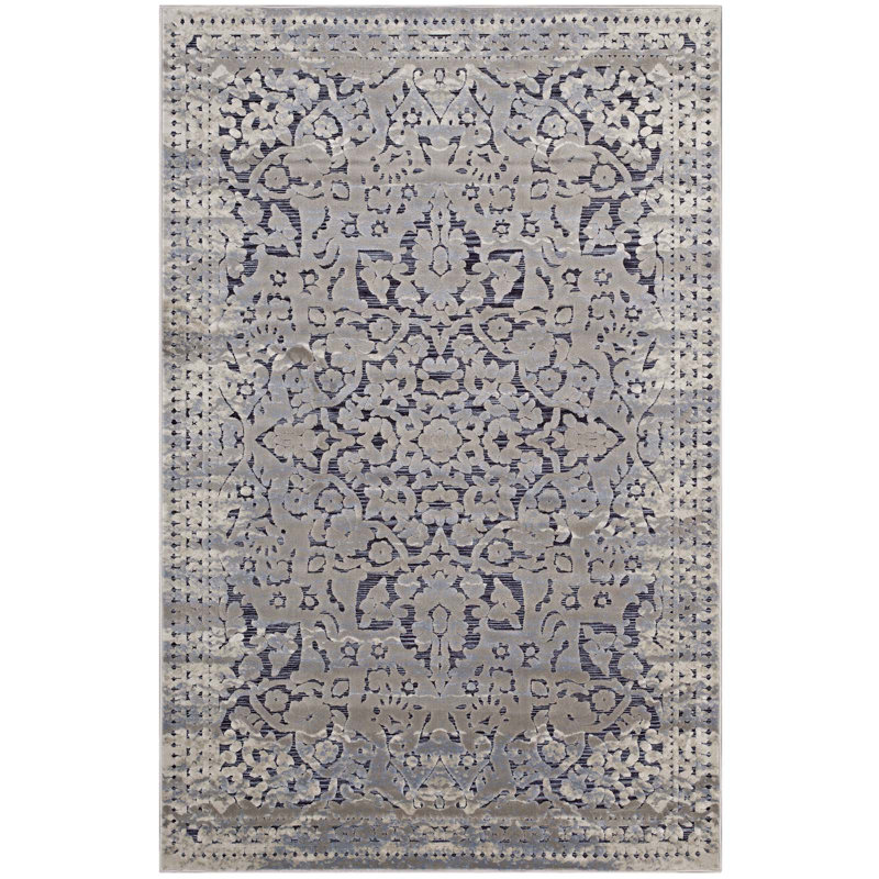 Modway Margarida Distressed Vintage Turkish Area Rug, Rectangle 5'3" x 7'6"