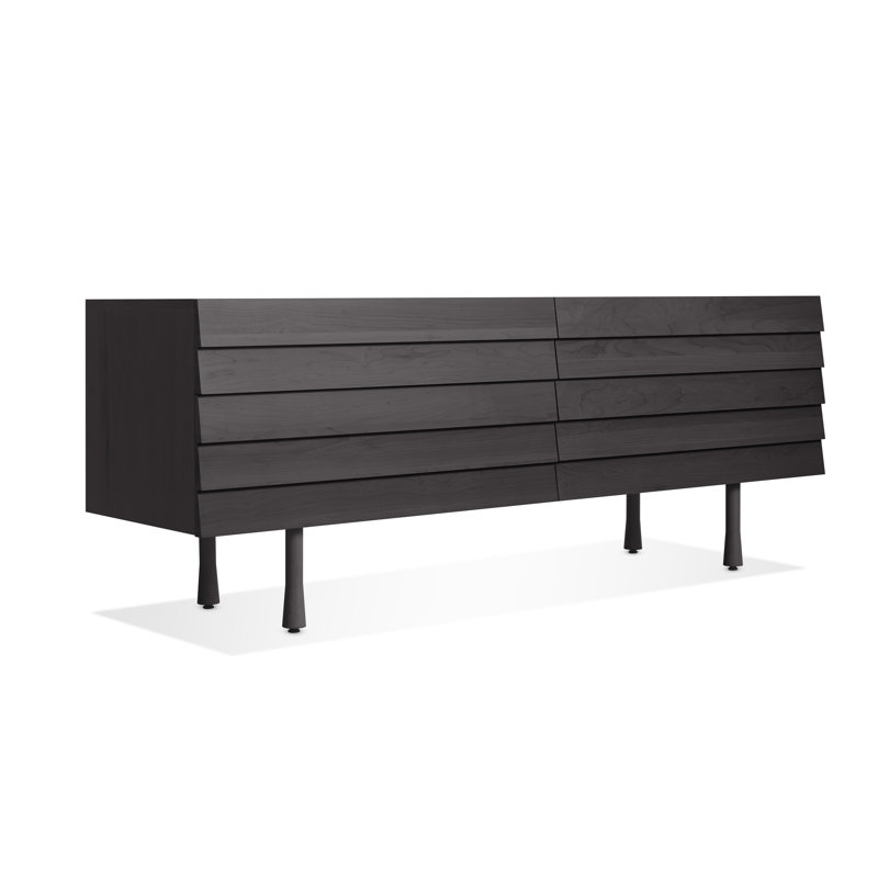 Lap 4 - Drawer Dresser, Black/Black Ash