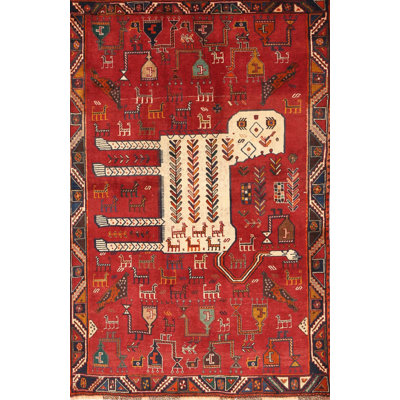 Tapis rouge / noir Southwestern