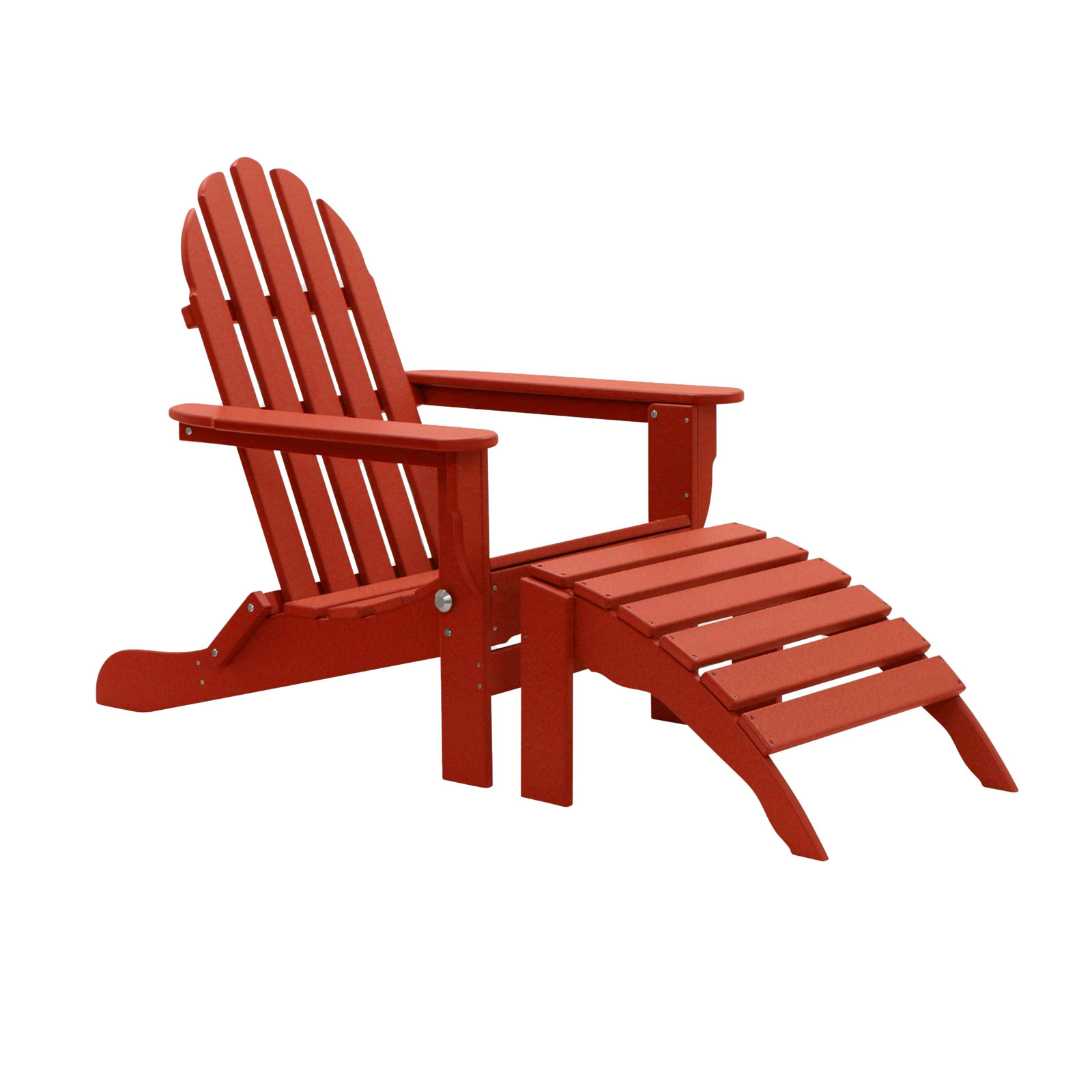 Leighton Adirondack Chair, Bright Red
