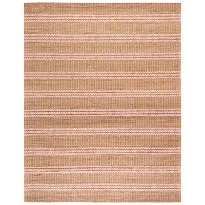 Martha Stewart 9525 Hand Tufted 40% Jute; 40% Wool; 20% Cotton Striped Rug