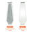 DeGrailly Handmade Mirrored Glass Floor Vase (Set of 2)