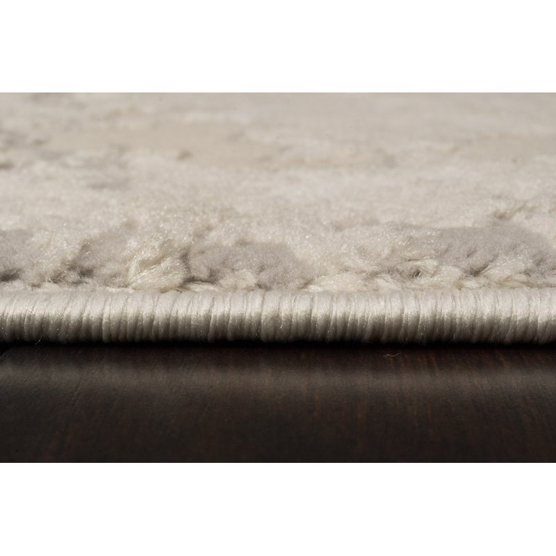 Lakena 12585-189 IVOIRE / BEIGE / GRIS, Rectangle 5 pi 3 po x 7 pi