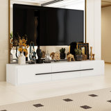 Extendable Media Console With Drawers