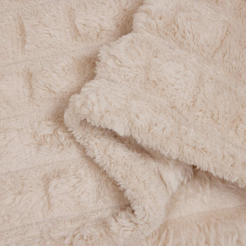 3.3-32 Throw Blanket, 150cm x 130cm, Beige
