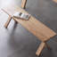 Banc en bois massif Burlywood