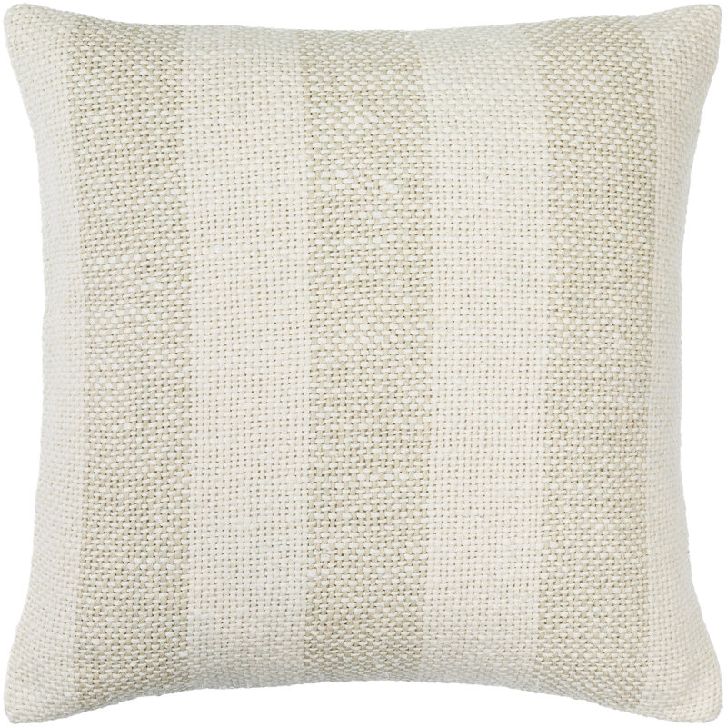 Coussin Kesha, Ivoire, 22 po x 22 po, Polyester/ Bourre en polyester