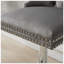 Tabouret tournant à hauteur réglable en velours l 20,4 po x P 17,5 po x H 49,9 po Augusta