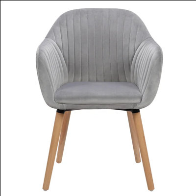 Mirakel 47cm H Velvet Upholstered Armchair