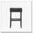 30" Backless Leather Counter Bar Stools