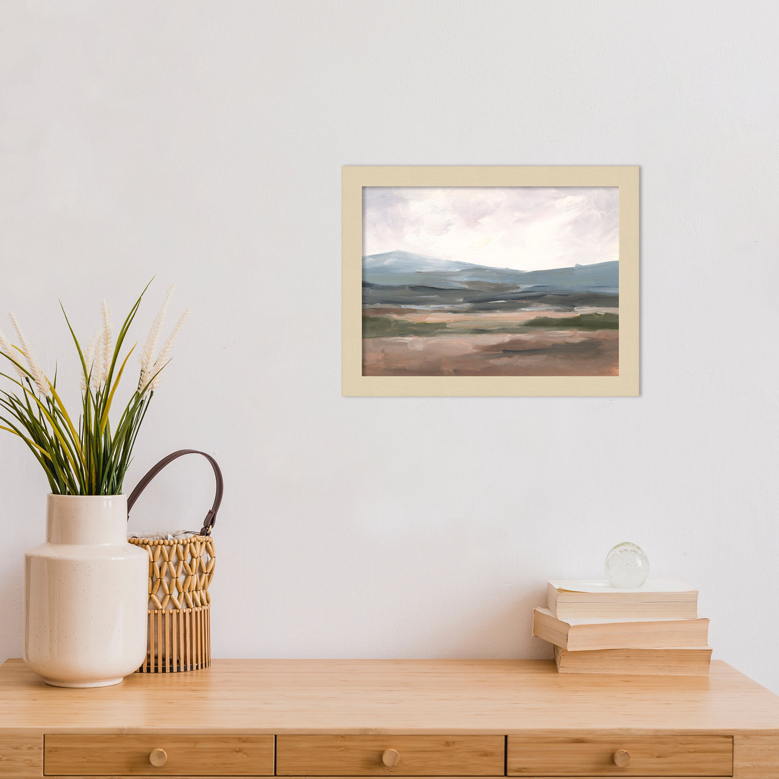 Ethan Harper "Serene Mountain Study I" Print, Brown, 10" H x 13" W