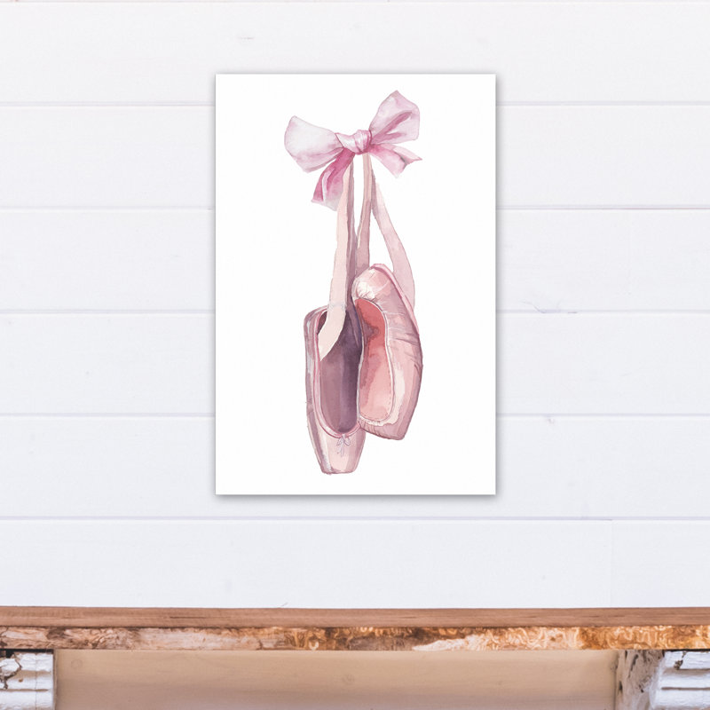 Art sur toile pour chaussures de ballet doux Bergman, H 24 po x l 16 po x P 1,25 po