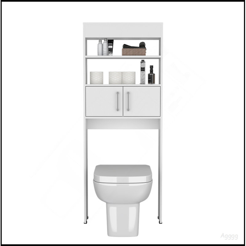 Au-dessus de l'armoire de toilette Jozz, blanc